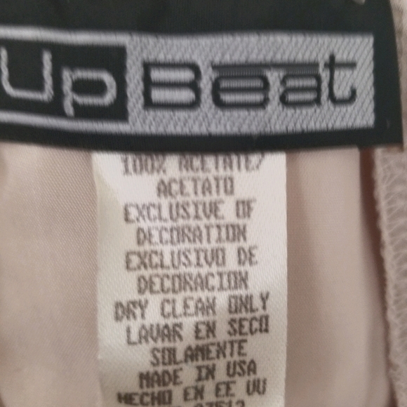 Vintage champagne formal full-length dress - Picture 2 of 5